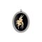 Black and Cream Dancing Fairy Cameos 40mm x 30mm Cameos, Set of Two - XXX - *CAM354
